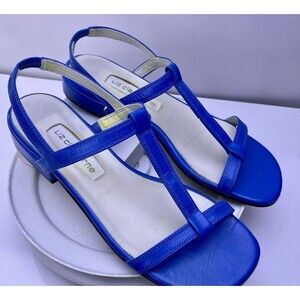 Liz Claiborne Eden NIB Pacific Nappa T-Strap Summer Sandals Women Size 7.5